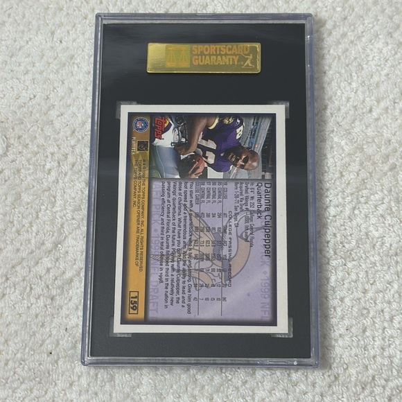 Daunte Culpepper 1999 Topps Season Opener #159 Rookie Card SGC GEM Mint 10 - Picture 2 of 2